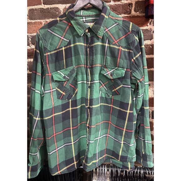 OP, Ocean Pacific Other - OP Ocean Pacific Vintage Plaid Flannel Shirt XL 90s K Cobain Surf Grunge Cotton